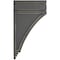 Ekena Millwork 5"W x 7 3/4"D x 14"H Large San Juan Wood Vintage Decor Corbel, Black CORWD05X07X14SJBL - alternate 3